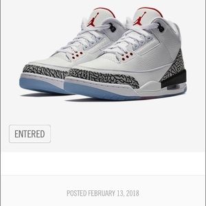 Air Jordan 3 free throw cement
